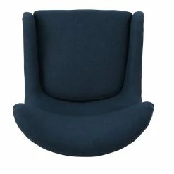 Best Sale 🧨 GDFStudio GDF Studio Quinn Navy Blue Fabric Sofa Chair, Navy Blue 🧨 -Living Room Furniture Shop 0131afe8039c060e 9784 w800 h800 b1 p0