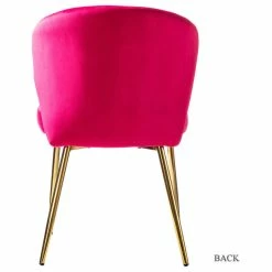 Promo 🛒 MOD The Audrey Dining Chair, Velvet, Set Of 2, Fuchsia 🌟 -Living Room Furniture Shop 024191d80059231b 9620 w800 h800 b1 p0