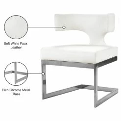 Coupon 🤩 MOD The Eve Dining Chair, White And Chrome, Faux Leather And Metal 😀 12 Coupon 🤩 MOD The Eve Dining Chair, White And Chrome, Faux Leather And Metal 😀 -Living Room Furniture Shop 03c1d7a002741464 0744 w800 h800 b1 p0