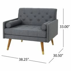 Buy ✨ GDFStudio Nour Fabric Mid-Century Modern Club Chair, Dark Gray/Dark Walnut 👏 10 Buy ✨ GDFStudio Nour Fabric Mid-Century Modern Club Chair, Dark Gray/Dark Walnut 👏 -Living Room Furniture Shop 087168b701e12a1c 6562 w800 h800 b1 p0