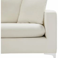 Top 10 🎁 Meridian Furniture Naomi Velvet Sofa, Gold And Chrome Leg Set, Cream ⌛ -Living Room Furniture Shop 090131b202740ee8 6417 w800 h800 b0 p0