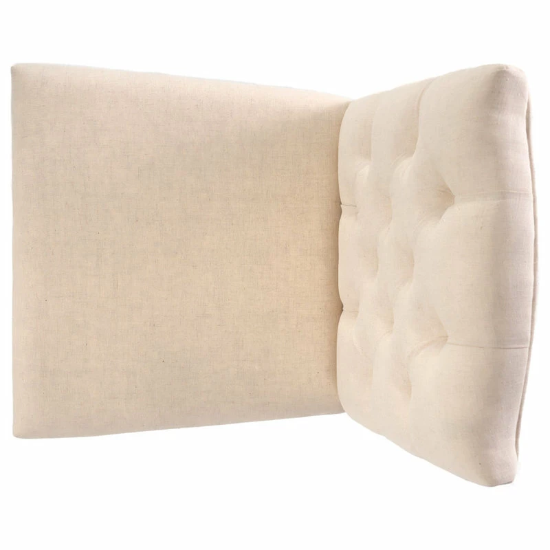 Best Pirce 🤩 GDFStudio GDF Studio Clark Indoor Tufted Fabric Dining Chairs, Set Of 2, Natural Linen 🎉 9 Best Pirce 🤩 GDFStudio GDF Studio Clark Indoor Tufted Fabric Dining Chairs, Set Of 2, Natural Linen 🎉 - Image 9