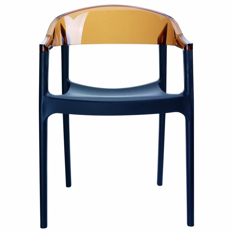 Buy π MOD The Enders Dining Chair, Black And Transparent Amber, Polypropylene, Set Of 2 β 3 Buy π MOD The Enders Dining Chair, Black And Transparent Amber, Polypropylene, Set Of 2 β - Image 3