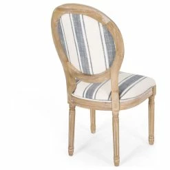 Best Pirce 👍 GDFStudio Lariya French Country Fabric Dining Chairs (Set Of 2), Dark Blue Line + Natural ✔️ 21 Best Pirce 👍 GDFStudio Lariya French Country Fabric Dining Chairs (Set Of 2), Dark Blue Line + Natural ✔️ -Living Room Furniture Shop 0be1196e00527355 8731 w800 h800 b1 p0
