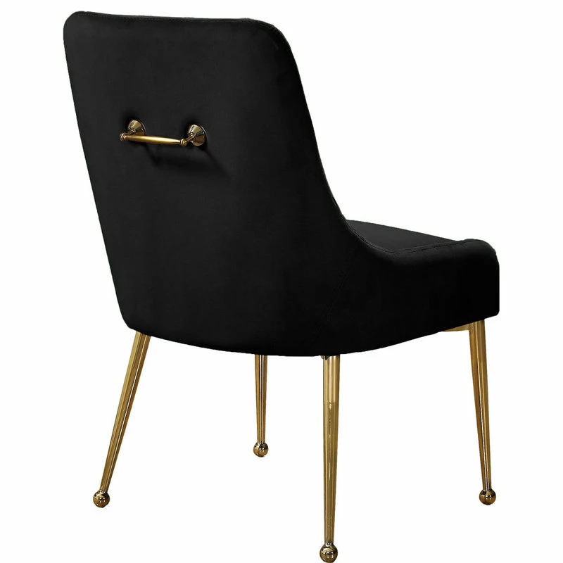 Cheap 𧨠MOD The Cue Dining Chair, Black And Gold, Velvet, Set Of 2 β 2 Cheap 𧨠MOD The Cue Dining Chair, Black And Gold, Velvet, Set Of 2 β - Image 2