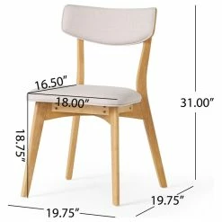 Outlet ⌛ GDFStudio Crystal Mid-Century Modern Fabric Upholstered Dining Chairs, Set Of 2, Light Beige 🧨 -Living Room Furniture Shop 0d81c44201b17aec 0064 w800 h800 b1 p0