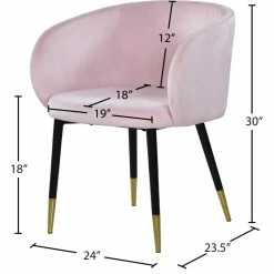 Discount 😉 MOD The Soho Dining Chair, Pink, Velvet 🔥 -Living Room Furniture Shop 0ed109130274162d 0747 w800 h800 b1 p0
