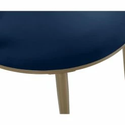 Discount 👏 MOD The Almar Dining Chair, Navy And Brushed Gold, Velvet And Iron, Set Of 2 🌟 -Living Room Furniture Shop 0ef1193f02741458 1268 w800 h800 b0 p0