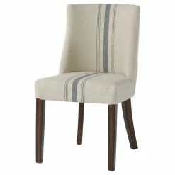 Budget 👍 GDFStudio GDF Studio Rydel Fabric Dining Chairs, Set Of 2, Blue Stripe 🔔 -Living Room Furniture Shop 12218b38022ea2df 3747 w800 h800 b1 p0