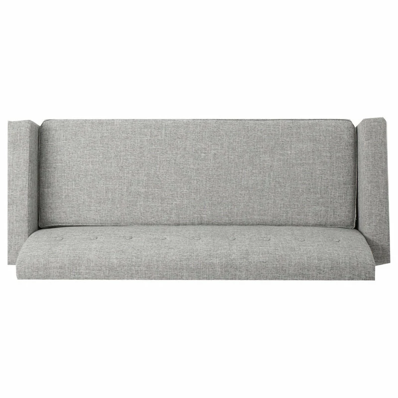 Brand new 🤩 GDFStudio GDF Studio Stratford Mid Century Modern Fabric 3-Seat Sofa, Light Gray Tweed 👏 10 Brand new 🤩 GDFStudio GDF Studio Stratford Mid Century Modern Fabric 3-Seat Sofa, Light Gray Tweed 👏 - Image 10