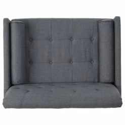 Buy ✨ GDFStudio Nour Fabric Mid-Century Modern Club Chair, Dark Gray/Dark Walnut 👏 15 Buy ✨ GDFStudio Nour Fabric Mid-Century Modern Club Chair, Dark Gray/Dark Walnut 👏 -Living Room Furniture Shop 1701941b01e12a1f 6562 w800 h800 b1 p0