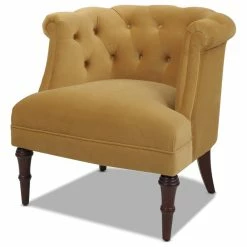 Hot Sale 🔔 Jennifer Taylor Home Katherine Tufted Accent Chair, Mustard Gold Velvet 😀 -Living Room Furniture Shop 18a117e00022c89f 0510 w800 h800 b1 p0