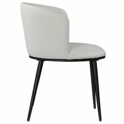 Wholesale 👍 Meridian Furniture Skylar Dining Chair, Set Of 2, White Faux Leather, Matte Black Iron Legs 🧨 -Living Room Furniture Shop 1a214dc002741740 3373 w800 h800 b1 p0