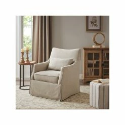 Cheap ✔️ Olliix Martha Stewart Farm House 👗 Skirted Swivel Chair With Beige Finish MT103-0008 🧨 -Living Room Furniture Shop 224193c40ddd6c0d 3529 w800 h800 b0 p0