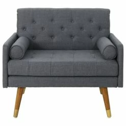 Buy ✨ GDFStudio Nour Fabric Mid-Century Modern Club Chair, Dark Gray/Dark Walnut 👏 11 Buy ✨ GDFStudio Nour Fabric Mid-Century Modern Club Chair, Dark Gray/Dark Walnut 👏 -Living Room Furniture Shop 23016c3301e12a1a 6562 w800 h800 b1 p0