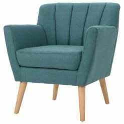 Brand new ๐ฅฐ GDFStudio GDF Studio Madelyn Mid Century Modern Fabric Club Chair, Dark Teal ๐