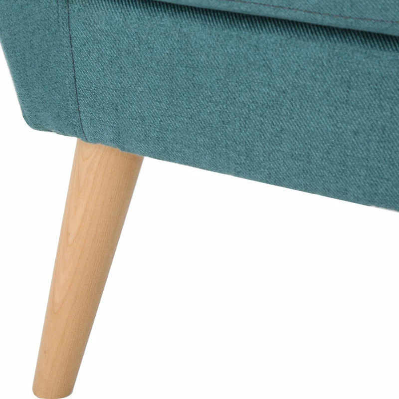 Brand new 🥰 GDFStudio GDF Studio Madelyn Mid Century Modern Fabric Club Chair, Dark Teal 😉 9 Brand new 🥰 GDFStudio GDF Studio Madelyn Mid Century Modern Fabric Club Chair, Dark Teal 😉 - Image 9