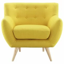 Cheapest 👏 LexMod Remark Upholstered Fabric Armchair, Sunny 😍 -Living Room Furniture Shop 2651b4af00cd1d77 8692 w800 h800 b1 p0