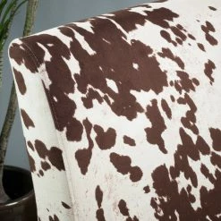 Cheapest ⌛ GDFStudio GDF Studio Kalee Contemporary Accent Chair, Cow Print, Matte Black, Fabric 👍 -Living Room Furniture Shop 292182d10f9315af 4008 w800 h800 b0 p0