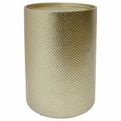 Best Pirce โญ GDFStudio Rache Modern Round Accent Table With ๐จ Hammered Iron, Gold ๐