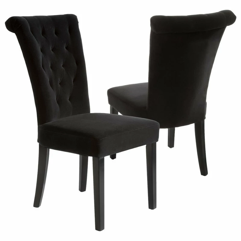 Coupon 😀 GDFStudio GDF Studio Paulina Dining Chairs, Set Of 2, Black Velvet 🎁 1 Coupon 😀 GDFStudio GDF Studio Paulina Dining Chairs, Set Of 2, Black Velvet 🎁