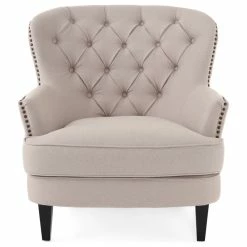 Best reviews of 🤩 GDFStudio GDF Studio Alfred Royal Vintage Design Upholstered Arm Chair, Beige 🔥 -Living Room Furniture Shop 2d21d8a1022ae077 5542 w800 h800 b1 p0