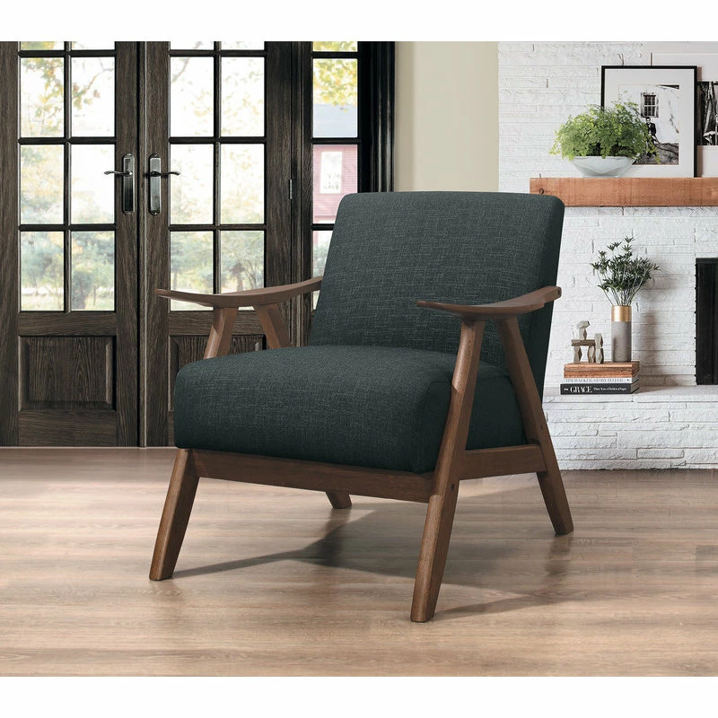 Budget 🧨 Lexicon Home Verona Accent Chair, Dark Gray ❤️ 5 Budget 🧨 Lexicon Home Verona Accent Chair, Dark Gray ❤️ - Image 5