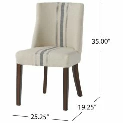 Budget 👍 GDFStudio GDF Studio Rydel Fabric Dining Chairs, Set Of 2, Blue Stripe 🔔 -Living Room Furniture Shop 2f11b8c6022ea2e2 3747 w800 h800 b1 p0