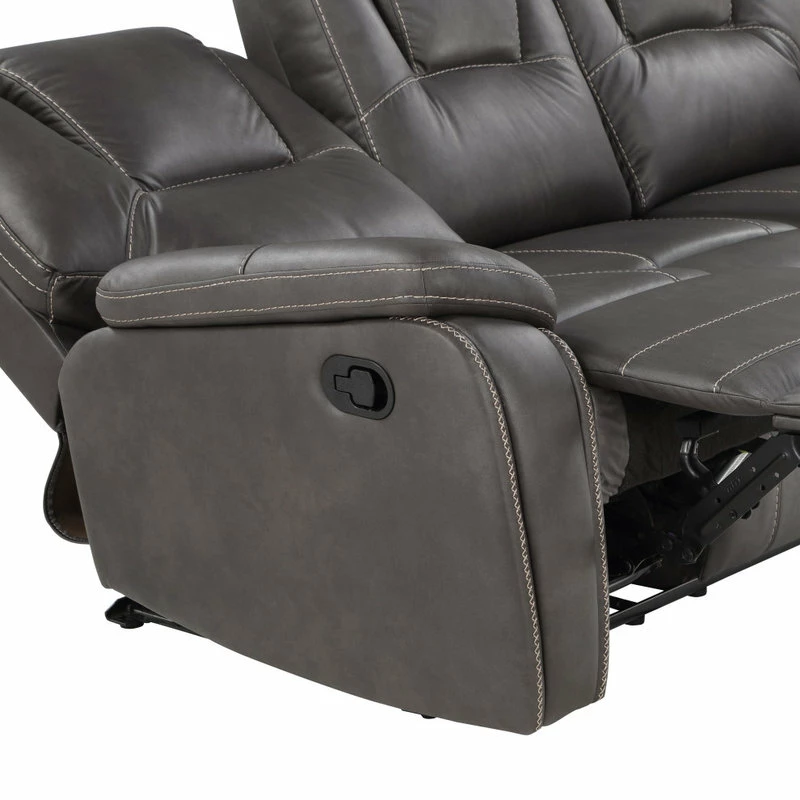 Wholesale 👍 Steve Silver Katrine Manual Reclining Sofa, Charcoal 🎉 8 Wholesale 👍 Steve Silver Katrine Manual Reclining Sofa, Charcoal 🎉 - Image 8