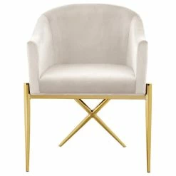 Hot Sale 👏 Meridian Furniture Xavier Velvet Dining Chair, Cream, Gold Legs 👏 6 Hot Sale 👏 Meridian Furniture Xavier Velvet Dining Chair, Cream, Gold Legs 👏 -Living Room Furniture Shop 2fa1e5b00dd706de 3377 w800 h800 b1 p0