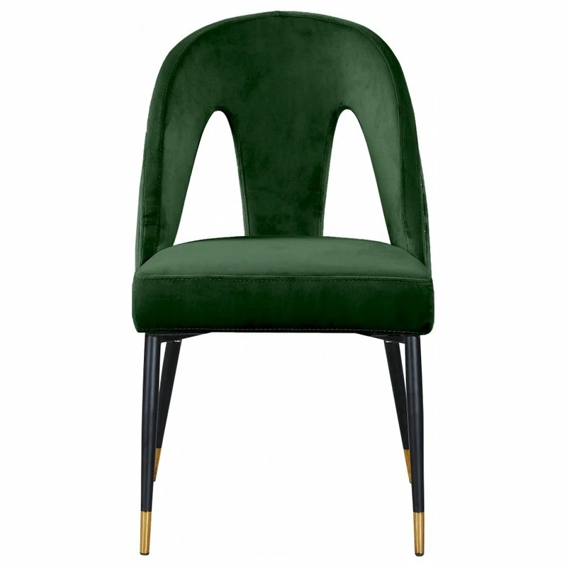 New π MOD The Roxy Dining Chair, Green, Velvet, Set Of 2 β 3 New π MOD The Roxy Dining Chair, Green, Velvet, Set Of 2 β - Image 3