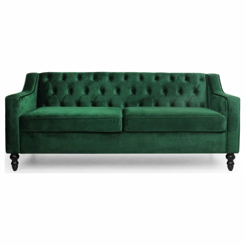 Discount 🌟 GDFStudio Jameer Modern Glam Tufted Velvet 3 Seater Sofa 🔥 1 Discount 🌟 GDFStudio Jameer Modern Glam Tufted Velvet 3 Seater Sofa 🔥