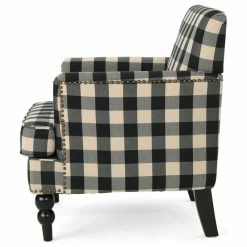 Budget π₯ GDFStudio GDF Studio Eve Tufted Fabric Club Chair, Black Checkerboard/Dark Brown β€οΈ 12 Budget π₯ GDFStudio GDF Studio Eve Tufted Fabric Club Chair, Black Checkerboard/Dark Brown β€οΈ -Living Room Furniture Shop 37c1857f01b70a62 1128 w800 h800 b1 p0