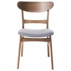 Best reviews of 😍 GDFStudio Skylar Dining Chairs, Set Of 4, Dark Gray/Walnut ⭐ -Living Room Furniture Shop 3931a9540f907229 5219 w800 h800 b1 p0