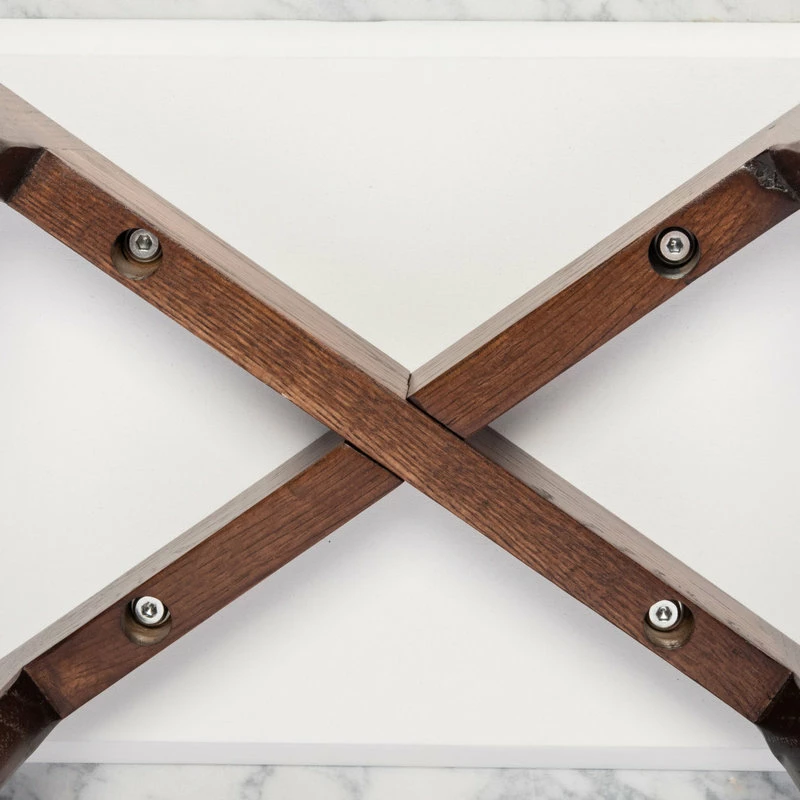 Promo ๐ The Bianco Collection Faura 18"x43.5" Rectangular Italian Carrara White Marble Table With Walnut Legs ๐ 7 Promo ๐ The Bianco Collection Faura 18"x43.5" Rectangular Italian Carrara White Marble Table With Walnut Legs ๐ - Image 7