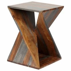 Best Sale ๐ Coast To Coast Imports, LLC Coast To Coast Imports Sierra II Brown Finish Solid Wood Accent Table โจ