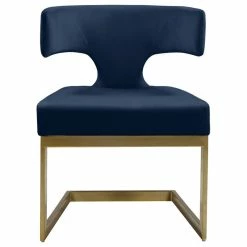 Flash Sale 🎉 MOD The Eve Dining Chair, Navy And Gold, Velvet And Metal ⌛ -Living Room Furniture Shop 4181ce1802741604 0748 w800 h800 b1 p0