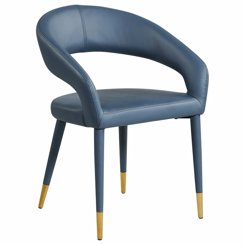 Deals 🔔 Meridian Furniture Destiny Dining Chair, Navy, Faux Leather 👍 3 Deals 🔔 Meridian Furniture Destiny Dining Chair, Navy, Faux Leather 👍 - Image 3