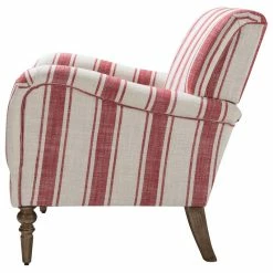 Hot Sale 🛒 Karat Home Stripe Armchair Set Of 2, Red 🎉 12 Hot Sale 🛒 Karat Home Stripe Armchair Set Of 2, Red 🎉 -Living Room Furniture Shop 46113cc700bdd2ca 0833 w800 h800 b1 p0