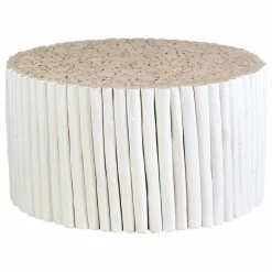 Deals 💯 East At Main's Narrows Teak Coffee Table (31x31x16) - White 🌟