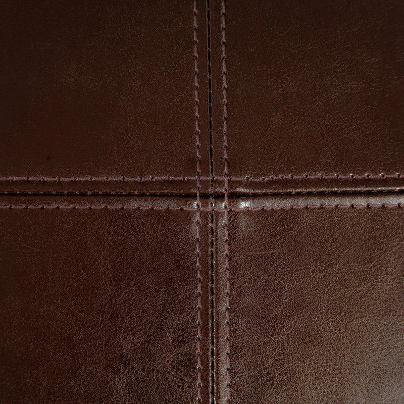 Deals ✔️ GDFStudio GDF Studio Percival T-stitched Chocolate Brown Leather Dining Chairs, Brown, Set ✨ 6 Deals ✔️ GDFStudio GDF Studio Percival T-stitched Chocolate Brown Leather Dining Chairs, Brown, Set ✨ - Image 6