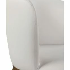 Best Pirce 🥰 MOD The Almar Dining Chair, White And Brushed Gold, Faux Leather And Iron, Set Of 2 🥰 -Living Room Furniture Shop 49517dad0274151d 1313 w800 h800 b0 p0