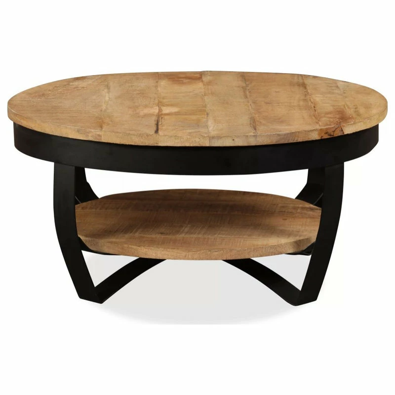 New ๐ Vida XL LLC VidaXL Solid Rough Mango Wood Coffee Table 25.6" Living Room Desk Side Stand ๐ 7 New ๐ Vida XL LLC VidaXL Solid Rough Mango Wood Coffee Table 25.6" Living Room Desk Side Stand ๐ - Image 7