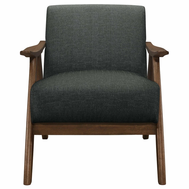 Budget 🧨 Lexicon Home Verona Accent Chair, Dark Gray ❤️ 2 Budget 🧨 Lexicon Home Verona Accent Chair, Dark Gray ❤️ - Image 2