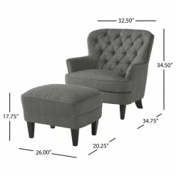Promo 🤩 GDFStudio GDF Studio Teton Gray Fabric Club Chair And Ottoman 🥰 13 Promo 🤩 GDFStudio GDF Studio Teton Gray Fabric Club Chair And Ottoman 🥰 -Living Room Furniture Shop 51b1f48c02295d87 1840 w800 h800 b1 p0
