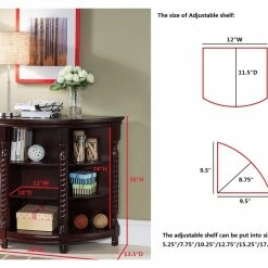 Wholesale 😉 Pilaster Designs Famke Wood Console Table, Cherry ⭐ 7 Wholesale 😉 Pilaster Designs Famke Wood Console Table, Cherry ⭐ -Living Room Furniture Shop 57712c5d0a3411ba 6680 w800 h800 b0 p0