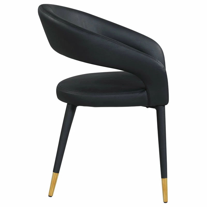 Buy ✔️ MOD The Prescott Dining Chair, Black, Faux Leather ⌛ 5 Buy ✔️ MOD The Prescott Dining Chair, Black, Faux Leather ⌛ - Image 5