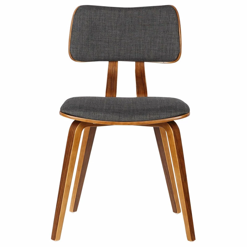 Promo 🔥 Armen Living Jaguar Mid-Century Dining Chair, Walnut, Charcoal 🤩 2 Promo 🔥 Armen Living Jaguar Mid-Century Dining Chair, Walnut, Charcoal 🤩 - Image 2