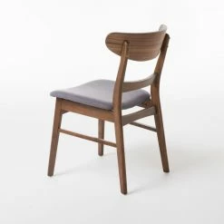 Best reviews of 😍 GDFStudio Skylar Dining Chairs, Set Of 4, Dark Gray/Walnut ⭐ -Living Room Furniture Shop 642158720f90722d 5219 w800 h800 b0 p0