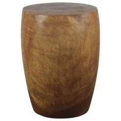 Flash Sale 😀 Kammika Import Export Co., Ltd (Thailand) Haussmann® Wood Merlot End Table 15 D X 20 Inch High Walnut Oil 👏 -Living Room Furniture Shop 66b1fc0f02ce6a22 5214 w800 h800 b1 p0
